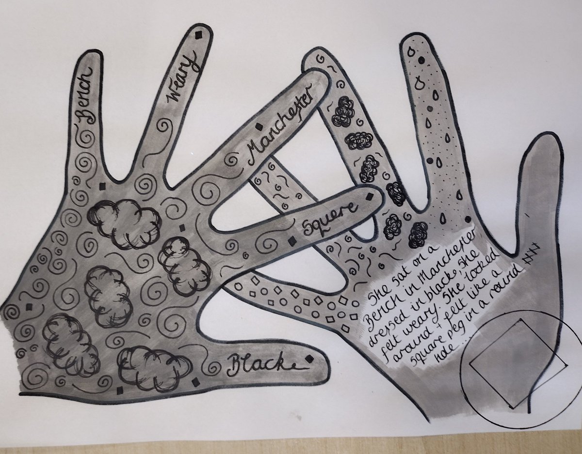 sodelafo's tweet photo. Some lovely examples of creative writing with patients from Arden and Norbury wards and volunteers from @ArcStockport #artismedicine @PennineCareNHS @Djbatch07 @Mrsbaistow @DrJaKindell @Louisa_McNair @MicheleH20 @DilJauffur @PaulaLB27 @annHallamNhs @longtallbrett @KateMeskell https://t.co/2AkWEbKqrb