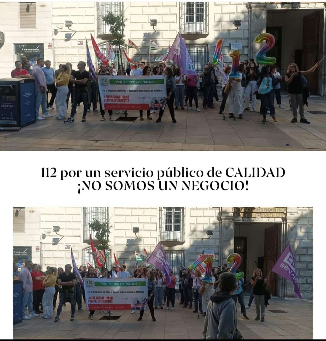 GDesesperado's tweet photo. @antoniosanz #Emergencias112AndaluciaenAsema somos el primer eslabón en las emergencias, desde las salas #112And se coordina, se informa, se organizan los recursos necesarios y nos queréis dejar fuera de la Agencia, nos rige un convenio de telemarketing coherente no es!! https://t.co/yqAAZWOzvm