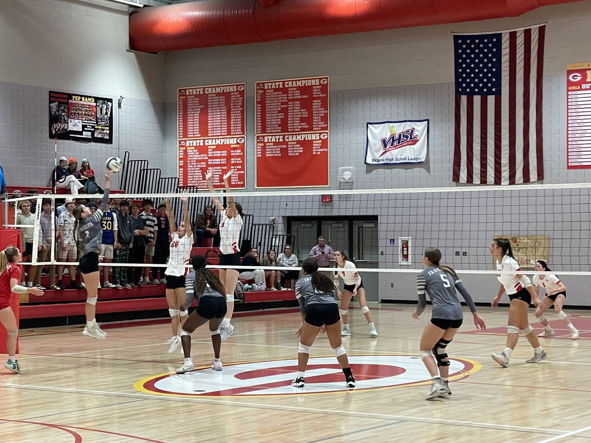 12prgordon's tweet photo. @goochland_vball takes the first set 25-21 vs. Fauquier in the Region 3B quarterfinals. 

Falcons are up 12-10 in the 2nd set. https://t.co/T8f82c3ZR9