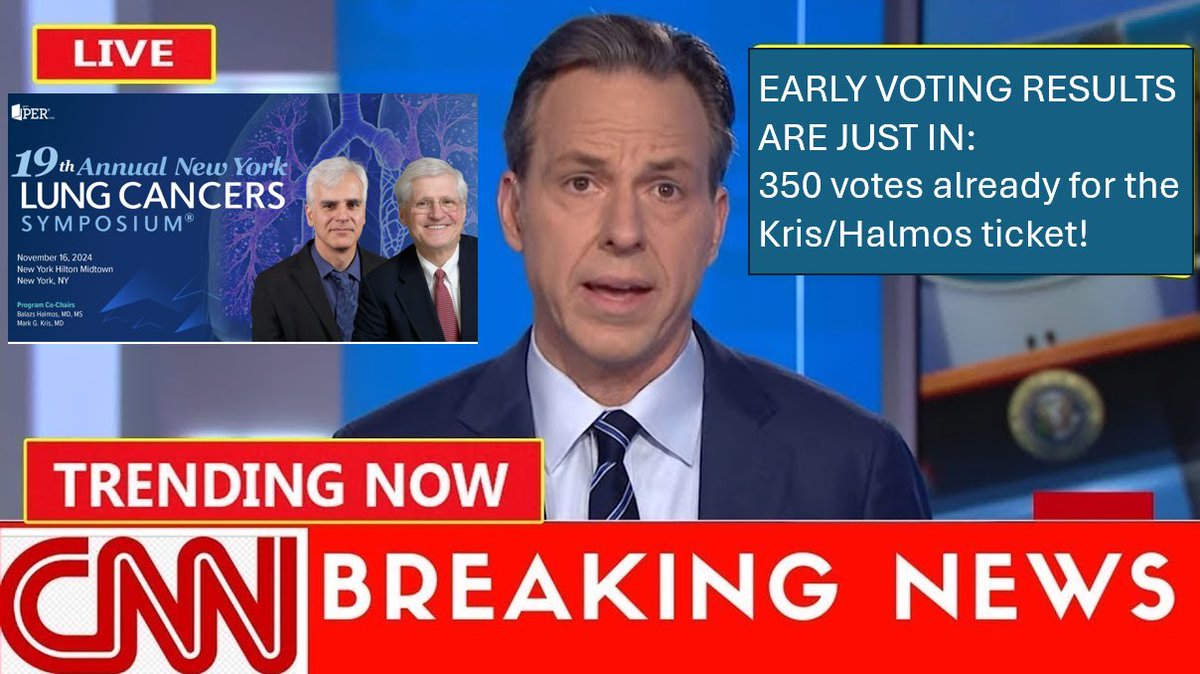 CNN breaking news!

You guys might not believe it but early votes are IN!

With 350+ early votes/registrants for the Kris/Halmos ticket: CNN’s prediction is that this year’s New York Lung on 11/16 Sat will be just fantastic!

And how could it be anything different with our great