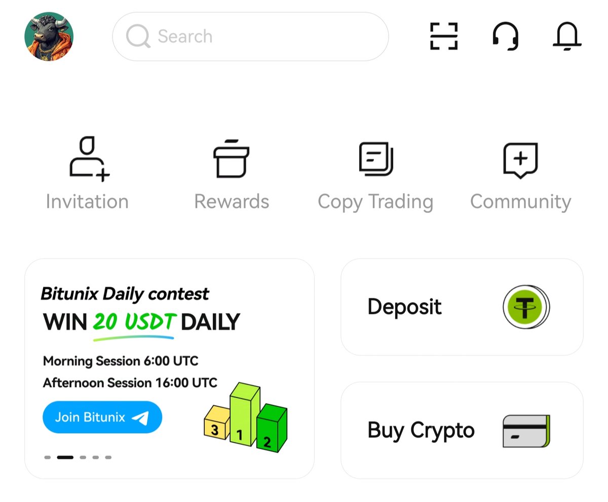 Barry_Bitunix's tweet image. The Bitunix copy trading platform is now operational!
For partnership opportunities, please contact me via Twitter DM or Telegram, username: @Barry_bitunix.
#Bitunix #BTC #ETH