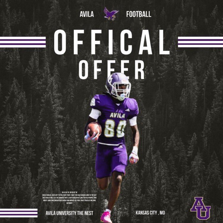 Thank you <a href="/AvilaFootball/">Avila University Football</a> and <a href="/waunton44/">Warren thomas</a> for the offer to continue my academic and athletic career!! #AGTG