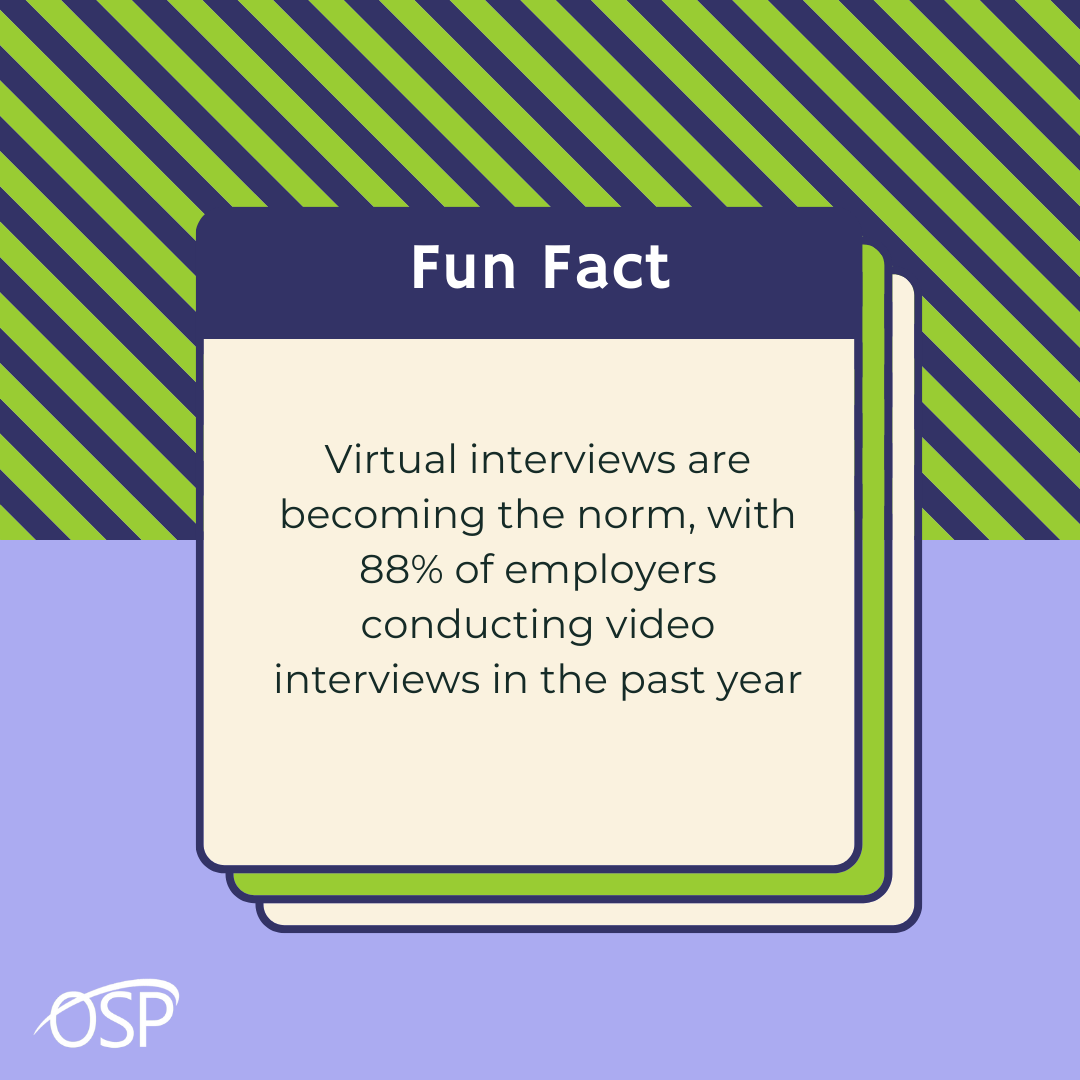 Virtual interviews are taking over! 🤯 It's time to master your virtual interview skills. 🎥 Are you ready to ace your next video interview? Let us help! #JobSearch #CareerAdvice