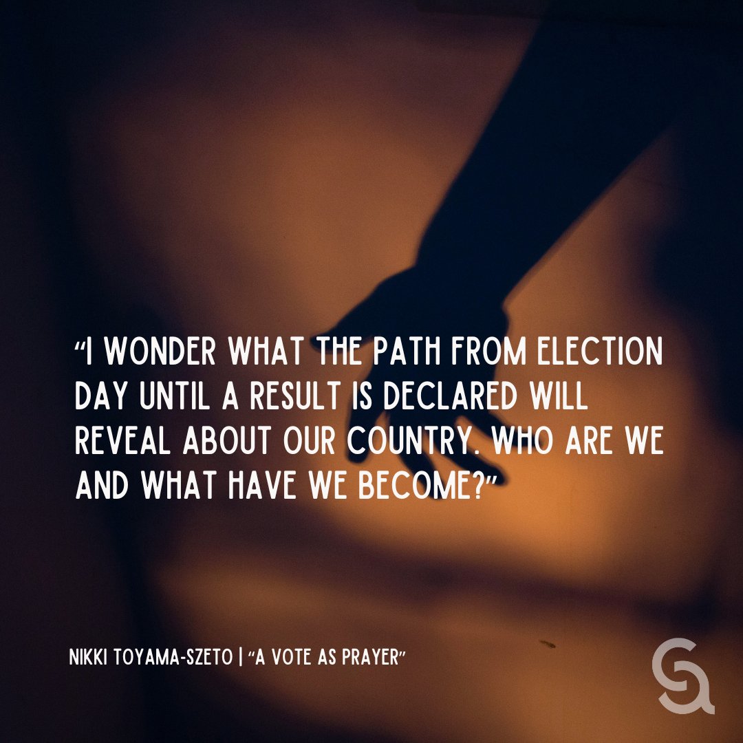 Our Executive Director Nikki Toyama-Szeto offers words of support, confession and encouragement on the eve of tomorrow's elections. 

christiansforsocialaction.org/resource/a-vot…