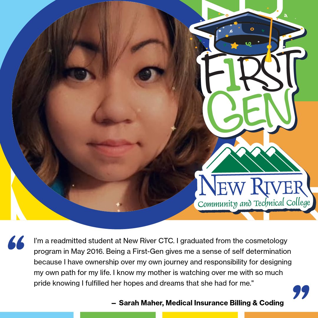 newriverctc's tweet image. Celebrating our #FirstGen students who are paving their own paths and creating brighter futures! 🌟👏 We are so glad to be a part of your journey!  #iamFirstGen