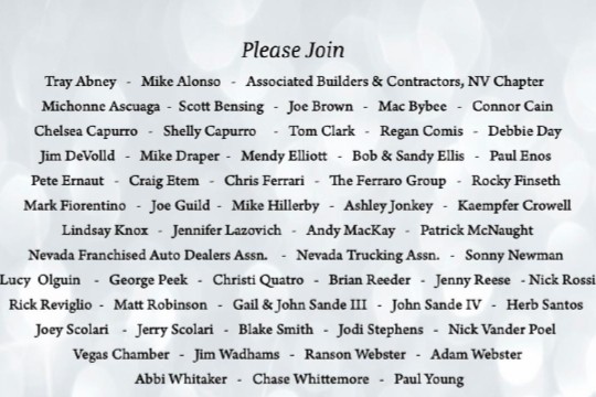 As a first-time candidate, I’m thankful to everyone who has supported my campaign. A special thank you to those who stepped up to be the host committee for my final fundraiser. Your support has helped us reach thousands of voters and share my vision for Nevada’s future. #Sande4NV