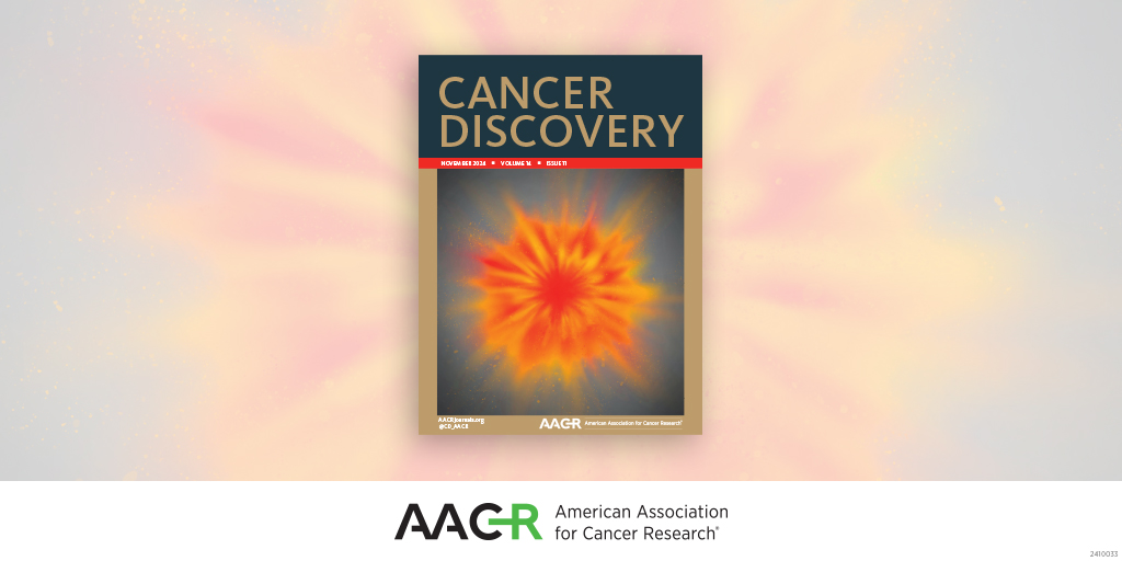 CD_AACR's tweet image. Read article highlights from the November issue of Cancer Discovery bit.ly/48xVHUB #InThisIssue