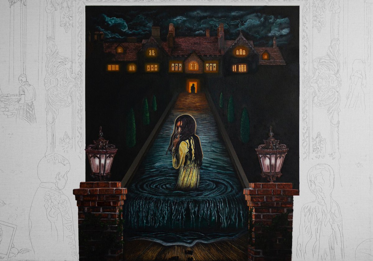 SubhaanArt's tweet image. An update on my ‘The Haunting of Bly Manor - A Love Story’ oil painting! 🌊
#TheHauntingofBlyManor #BlyManor @flanaganfilm @k8siegel @flanagansource