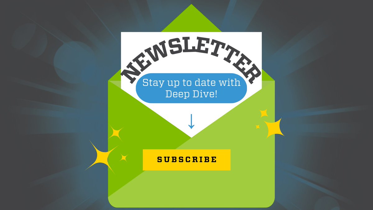 DeepDiveCoding's tweet image. Want to stay in the loop with what is happening at #DeepDive? Subscribe to our #newsletter!

Our monthly newsletter will keep you updated with what is happening at Deep Dive and how you can get involved💻📹

Sign up here: loom.ly/vr8mChQ

#coding #tech #digitalmedia