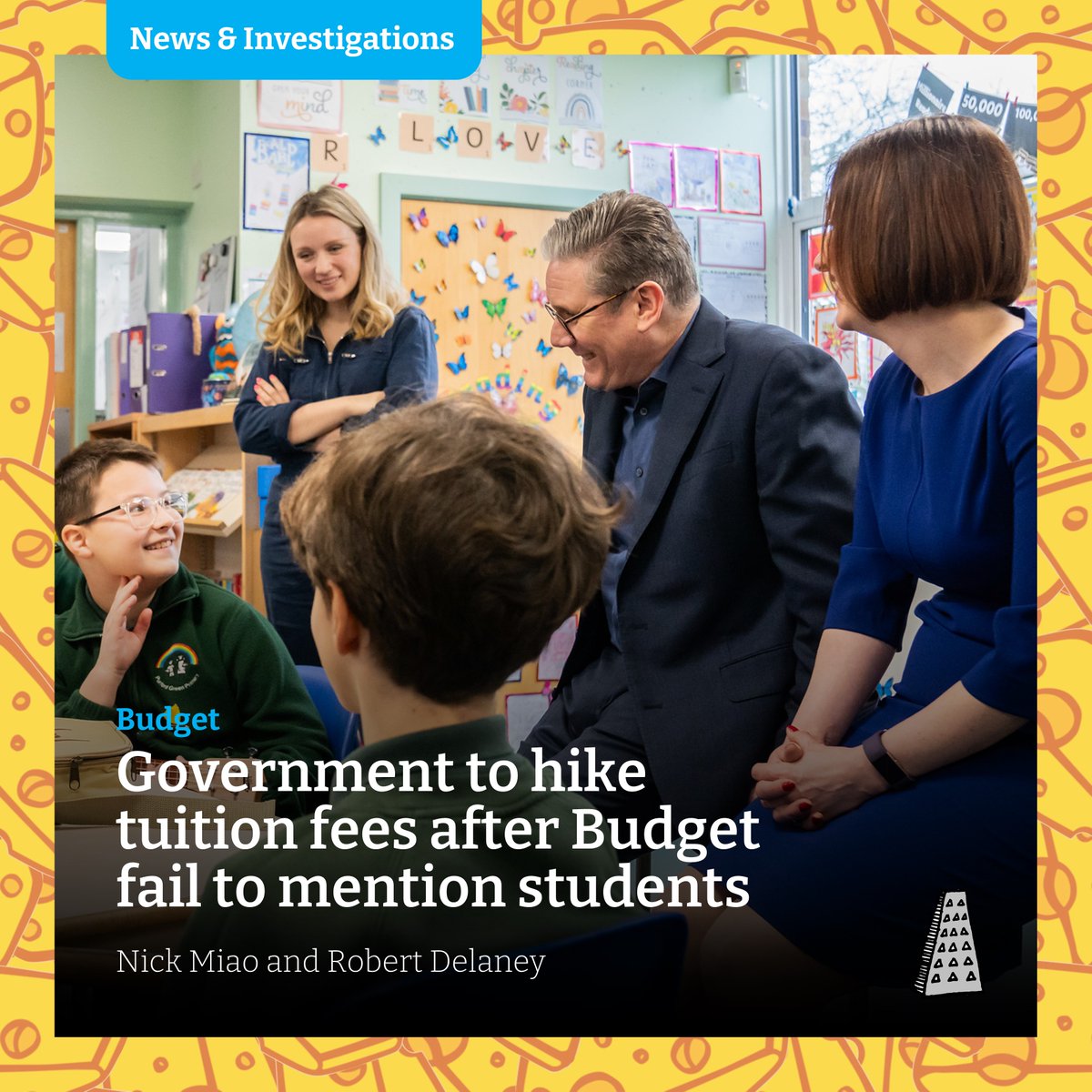 The Government has hiked tuition fees for English students by £285 today just a week after the Budget failed to mention the word "students" even once, writes <a href="/nickcwmiao/">Nick Miao</a> and <a href="/robertjdelaney3/">Robert Delaney</a>.

⬇️Read the full story here
cheesegratermagazine.org/2024/11/04/gov…