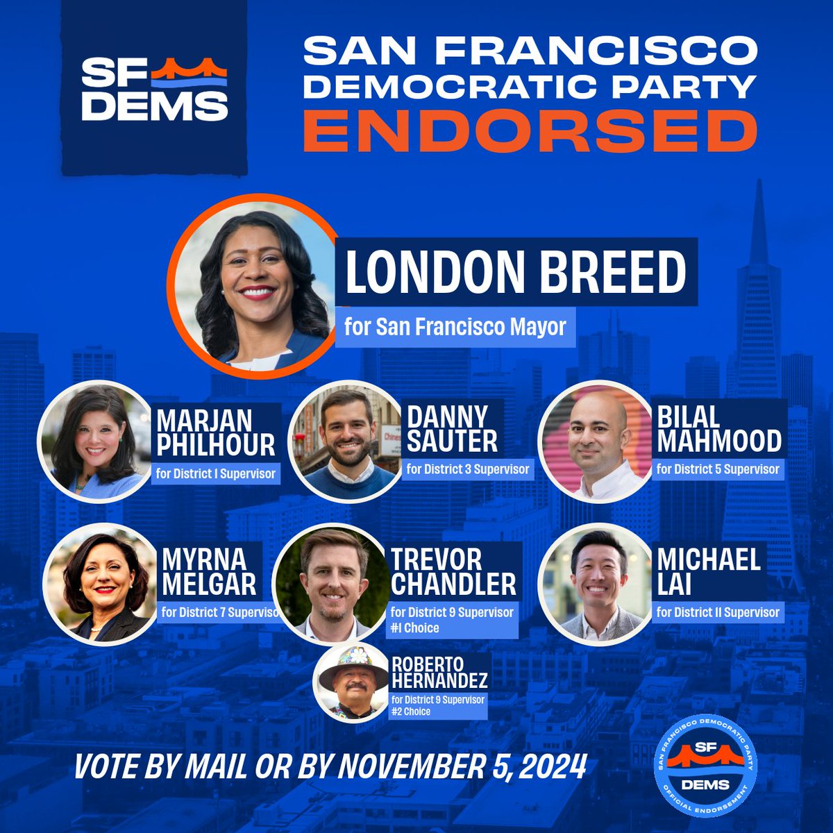 SF Democratic Party tweet media