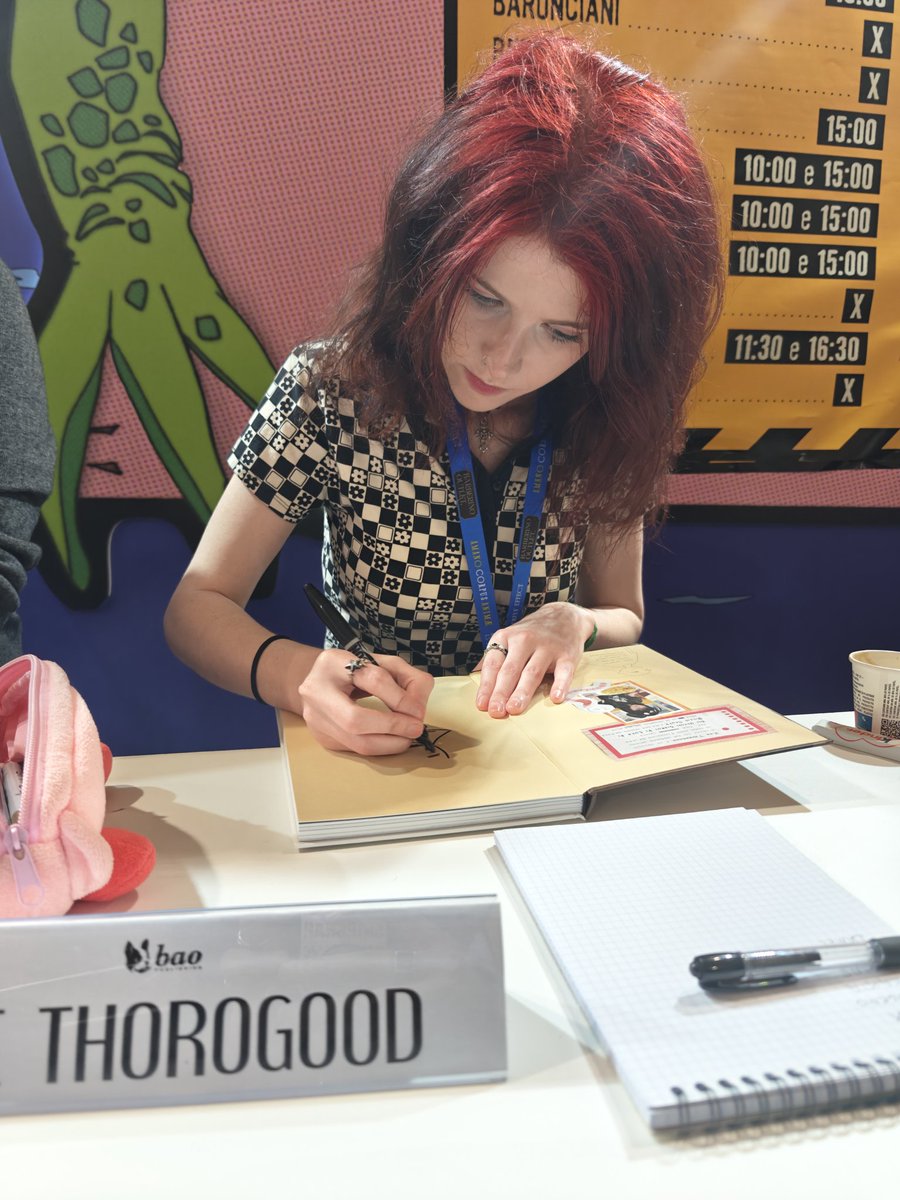 TiBe's tweet image. Comunque io a Lucca sono rimasto un giorno in più solo per lei @zoethorogood e ne è valsa veramente la pena. Grazie grazie grazie ❤️