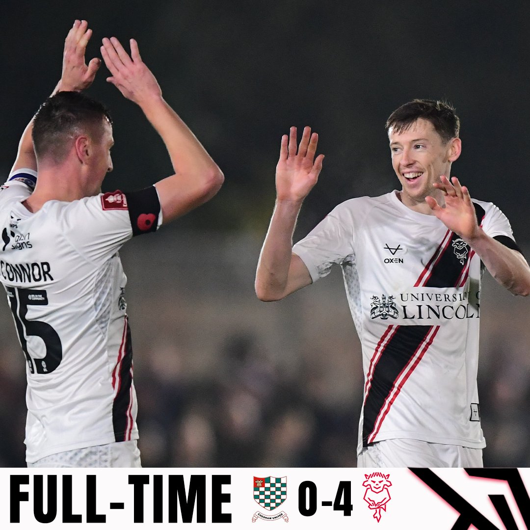 LincolnCity_FC's tweet photo. ✅ Task completed.

⌚️ FT | 🔵 0-4 ⚪️ | #CHELIN https://t.co/kLTiuZZATA