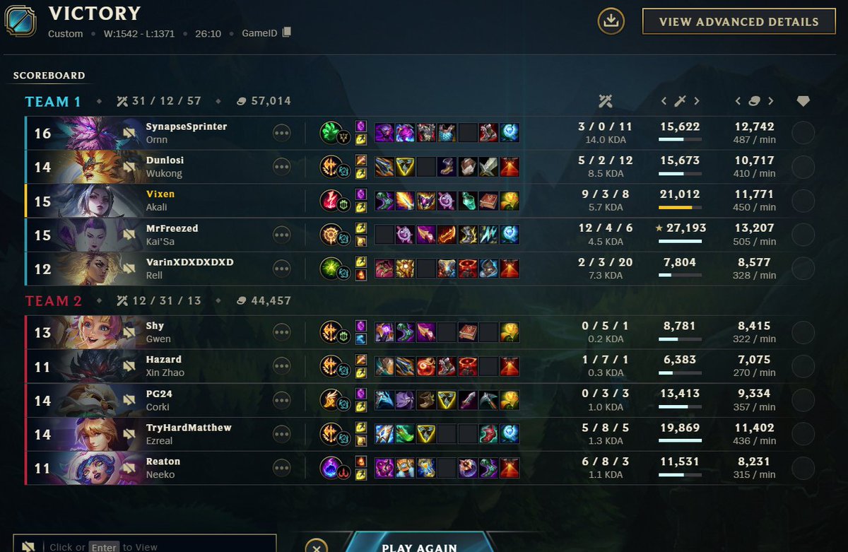 Vixenlol's tweet image. Quick little 2-0 to put us into the next round❣️