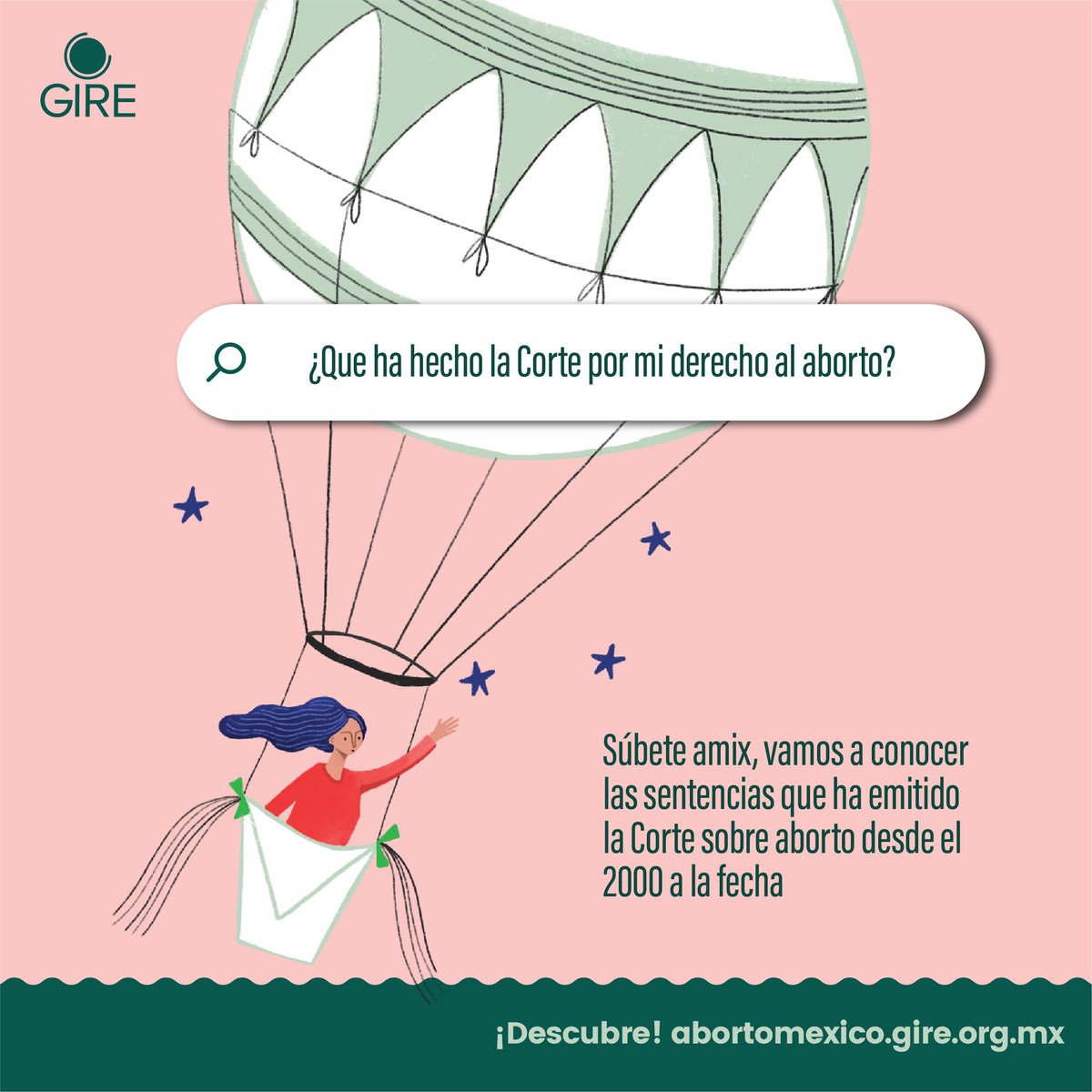 La SCJN ha sido una gran aliada de los #DerechosReproductivos.  Para conocer las sentencias en materia de aborto, visita #AbortoEnPapiroflexia 🪁  🟢  abortomexico.gire.org.mx