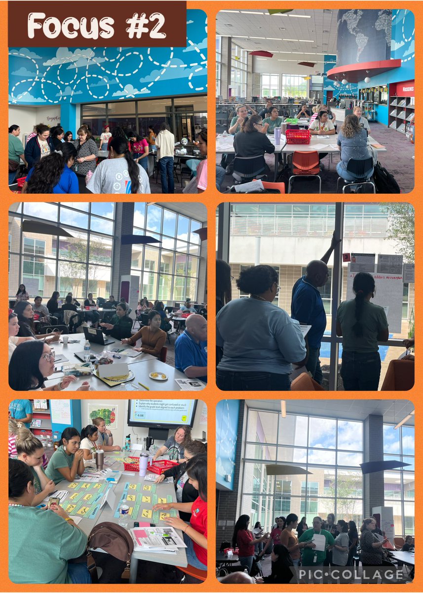 We had a great day of learning at our Math Focus #2. Teachers planned LWW, differentiated small group, and problem solving. ⁦<a href="/PISDESMath/">PISD Elementary Mathematics</a>⁩ #pisdmathchat