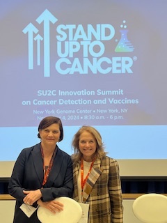 MadameSurgeon's tweet photo. Great to speak at the @SU2C Innovation Summit on PRECEDE and Early Detection of Pancreatic Cancer. Kudos to my friend @katiecouric for her advocacy of early detection of cancer. #PRECEDE #KatieCouric #MooresCancerCenter #UCSDHealth #SU2C https://t.co/jUaDWGqEyy