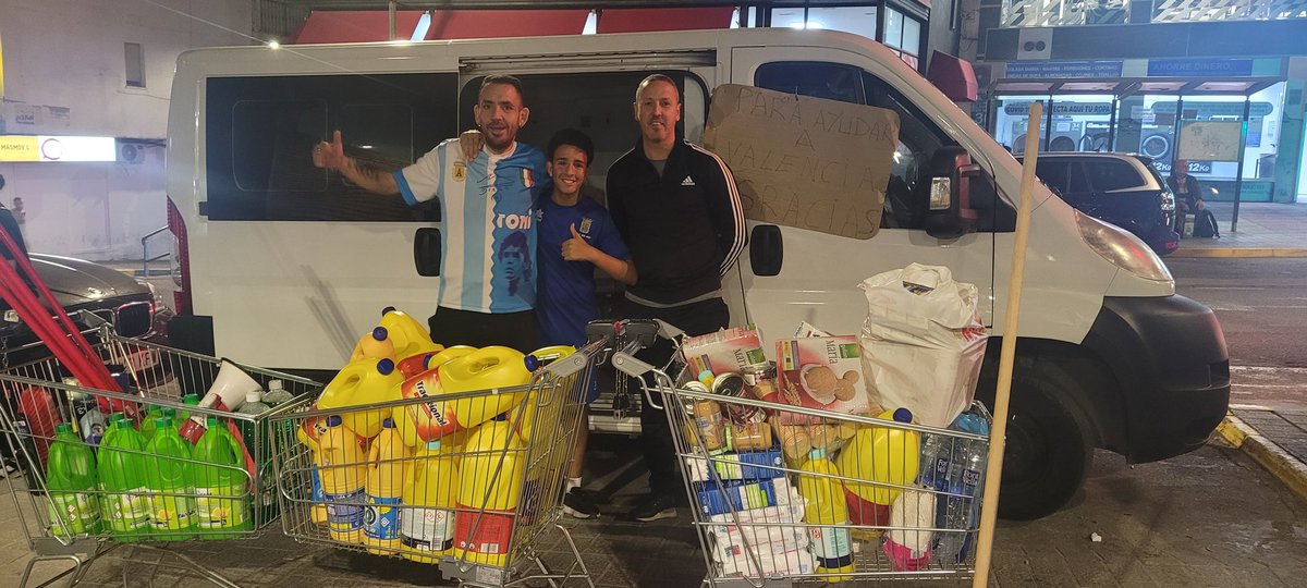 Mi pueblo solidario con los afectados por la Dana.