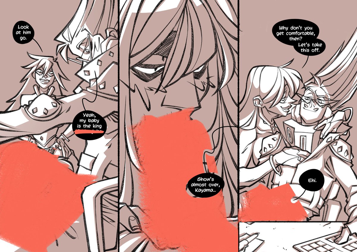 gasp3gasp's tweet photo. First four pages of a comic that you can read uncensored on my Patreon! (It's titled "under desk blowjob"🙄) #erasermic #presentmic #eraserhead #aizawashouta #yamadahizashi #kayamanemuri https://t.co/aaToaYGLSr