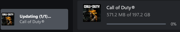 OjayHojay's tweet photo. @Treyarch can someone explain why this update is 200 GIGS? https://t.co/zCgHzvSKp8