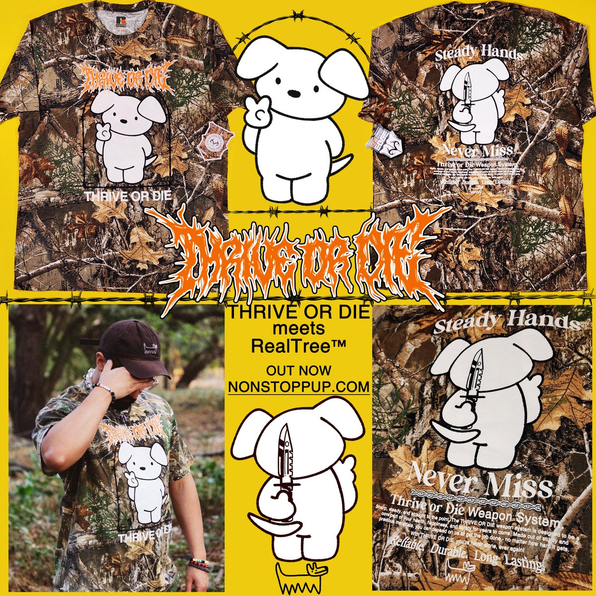 DOG OF HONOR ๐ LVFC ๐นโ๏ธ๐ (@nonstoppup) on Twitter photo ๐ฒ๐ก๏ธ STEADY HANDS NEVER MISS ๐ก๏ธ๐ฒ
โ๏ธ Reliable, durable, and long-lasting. We got your back.
๐ฒ๐ค Printed on official Realtree camouflage fabrics.
โจ The THRIVE OR DIE Vow: Portion of sales donated to refugee support centers. ๐ซ
๐ถ Design by me! ๐พ
๐ ORDER UP now!! Link below! ๐ฒ ๐ฒ๐ก๏ธ STEADY HANDS NEVER MISS ๐ก๏ธ๐ฒ
โ๏ธ Reliable, durable, and long-lasting. We got your back.
๐ฒ๐ค Printed on official Realtree camouflage fabrics.
โจ The THRIVE OR DIE Vow: Portion of sales donated to refugee support centers. ๐ซ
๐ถ Design by me! ๐พ
๐ ORDER UP now!! Link below! ๐ฒ