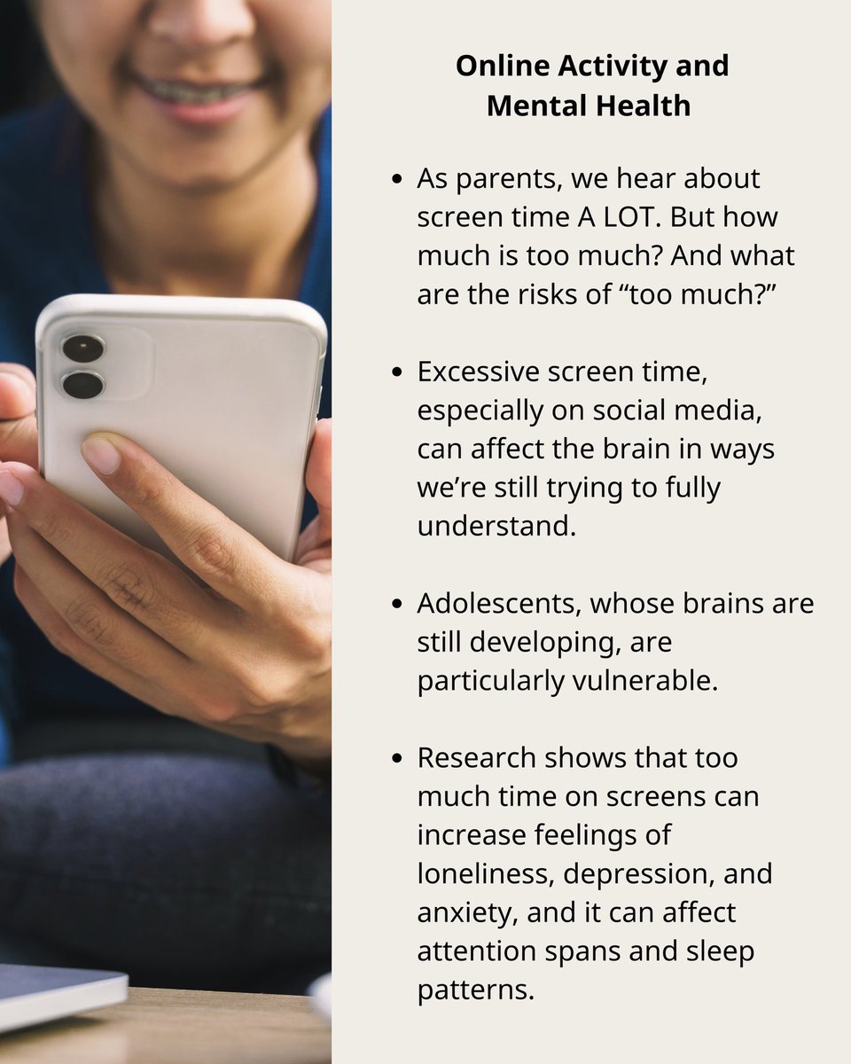 CYFSKeystone's tweet photo. From setting screen-free zones to engaging in offline activities, there are ways to foster healthier screen habits. 

Swipe through to learn more and help guide your loved ones to a more balanced digital life! https://t.co/H1sXpjzCOZ