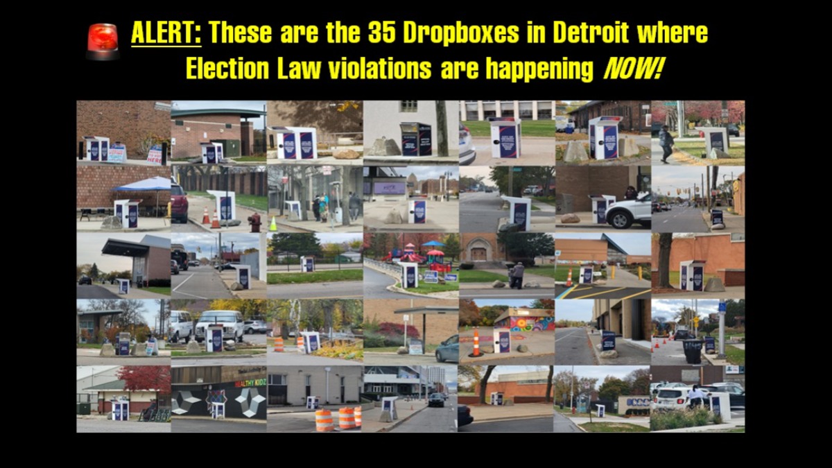 realErikJuergen's tweet image. 🚨🚨 DETROIT ELECTION INTEGRITY ALERT: 

REMEMBER the white van that delivered tens of thousands of ballots to the Absentee Voter Counting Board at TCF Center/Cobo around 4am the morning after the election in 2020⁉️

WELL, that van and others - including private security vehicles…