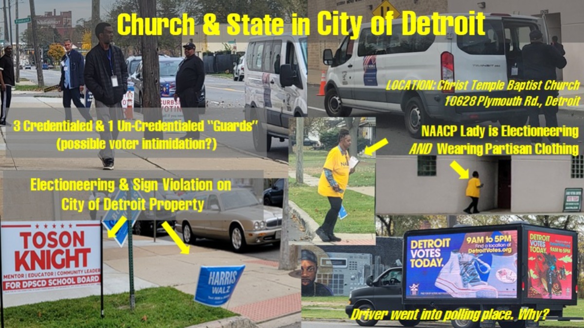 realErikJuergen's tweet image. 🚨🚨 DETROIT ELECTION INTEGRITY ALERT: 

REMEMBER the white van that delivered tens of thousands of ballots to the Absentee Voter Counting Board at TCF Center/Cobo around 4am the morning after the election in 2020⁉️

WELL, that van and others - including private security vehicles…