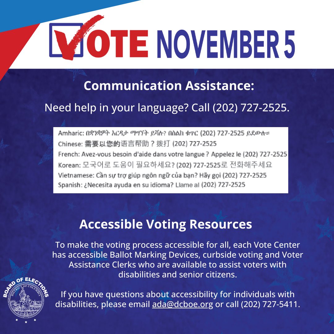 DC Board of Elections tweet media