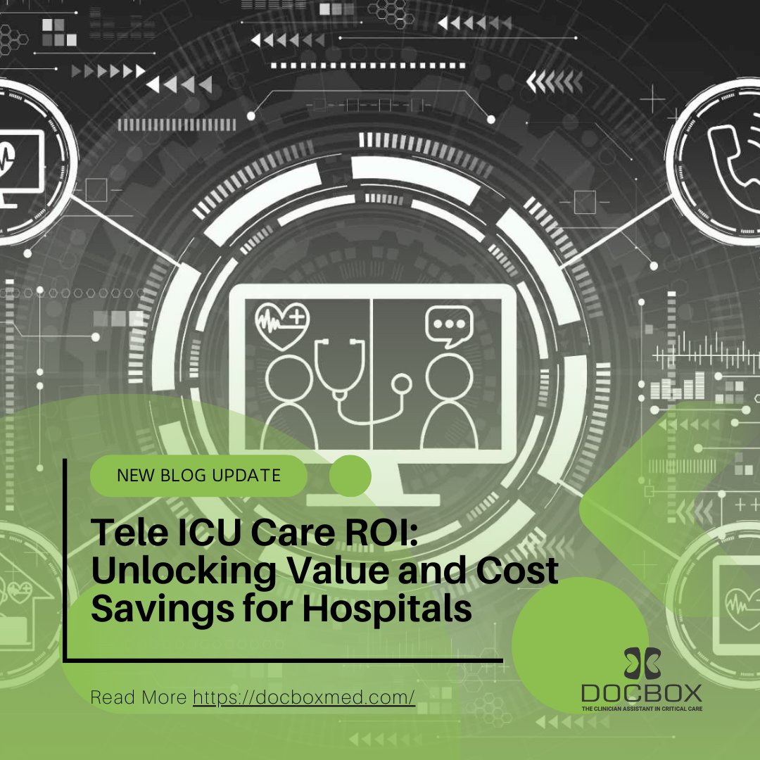 🚀 Boost ROI with Tele ICU

Looking to improve patient care and financial outcomes? Discover how Clinician Assistant in Critical Care drives cost savings and efficiency across healthcare facilities. 

👉 Read more: docboxmed.com/tele-icu-care-…