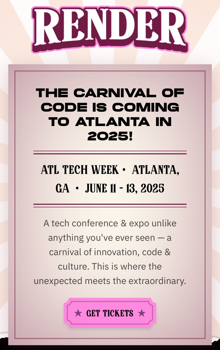 I’m going to <a href="/RenderATL/">RenderATL 2026 | August 12 & 13, 2026</a> because I believe in the power of community. My name is Megan, and I’m a Founder at #SourcingsHERlock. I can’t wait to share ideas, network, and discover new opportunities that can benefit my career and the tech community as a whole!