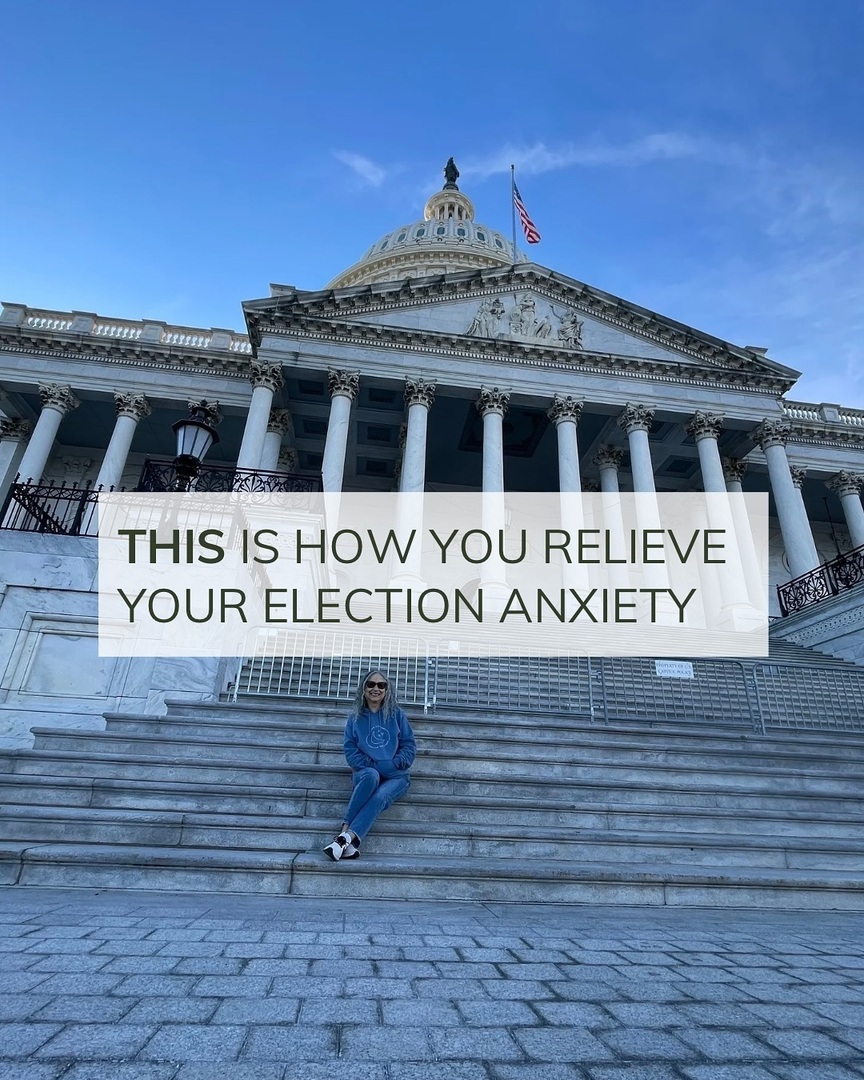 SaharAker's tweet photo. If this resonates with you, share Slide #2 to help someone else relieve their election anxiety! 

#election2024 #vote #mentalhealthtips #ichoosebeauty https://t.co/HbdZVHbrGn https://t.co/5ivaOeLtJq