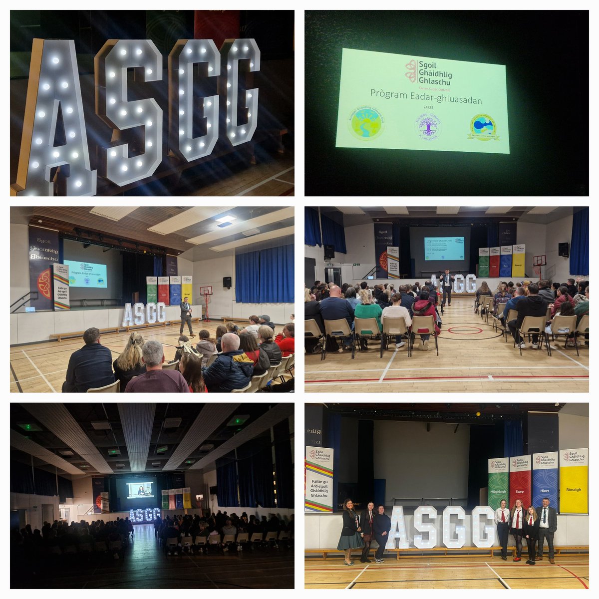 Àrd-sgoil Ghàidhlig Ghlaschu (@sggardsgoil) on Twitter photo Tha sinn cho toilichte 🌟 great to see so many of our ASGG family tonight from <a href="/SGGBun/">BunSgoilSGG</a> <a href="/GlendaleGaelic/">Gleann Dail Gàidhlig | Glendale Gaelic Primary</a> <a href="/BGhobhainn/">Bun-sgoil Ghàidhlig Bhaile a’ Ghobhainn</a> <a href="/BunsgoilGaC/">Bun-sgoil Ghàidhlig a’ Challtainn</a> #failte #gaidhlig #gme Tha sinn cho toilichte 🌟 great to see so many of our ASGG family tonight from <a href="/SGGBun/">BunSgoilSGG</a> <a href="/GlendaleGaelic/">Gleann Dail Gàidhlig | Glendale Gaelic Primary</a> <a href="/BGhobhainn/">Bun-sgoil Ghàidhlig Bhaile a’ Ghobhainn</a> <a href="/BunsgoilGaC/">Bun-sgoil Ghàidhlig a’ Challtainn</a> #failte #gaidhlig #gme