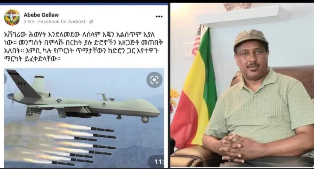 Abeba Pig @abebegellaw said this during the war on tigray. Now 3 years later he is advocating against drone being used on his people in Amhara. What goes around comes around! 
When the drones was bombing civilians including children in tigray people like this pig Abebe loved the