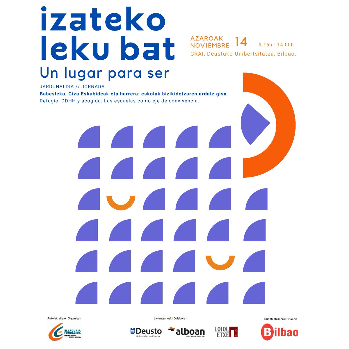 PA_Loyolasj's tweet photo. IZATEKO LEKU BAT / UN LUGAR PARA SER
https://t.co/PiSxeOGKjP @FundacEllacuria @migrantes_sj @ALBOANongd @deusto https://t.co/oJPQYMYY48