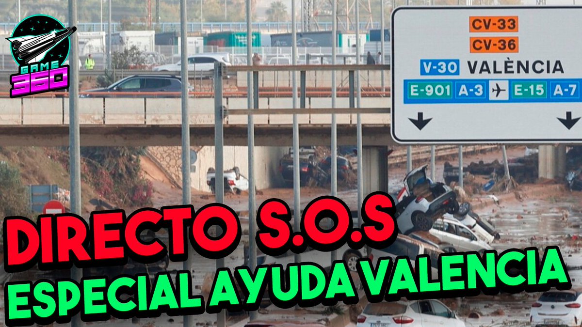 Hoy especial con Juanma y Zumito "TODOS CON VALENCIA" 

Directo especial para ayudar a los afectados por la DANA. ❤

🔴Youtube: youtube.com/live/TDEQW6vp3…
🟣Twitch: twitch.tv/Arlan360live