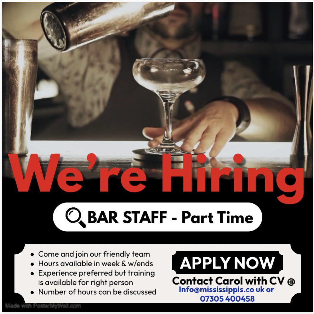 #wirraljobs #bebington #spital #barjobs #wirralpubs