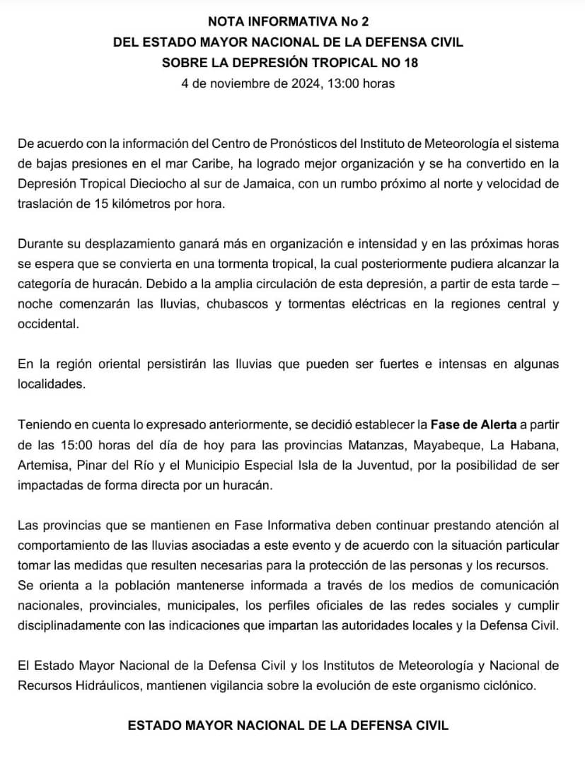 #PreparadosYAlertas #LaHabanaDeTodos