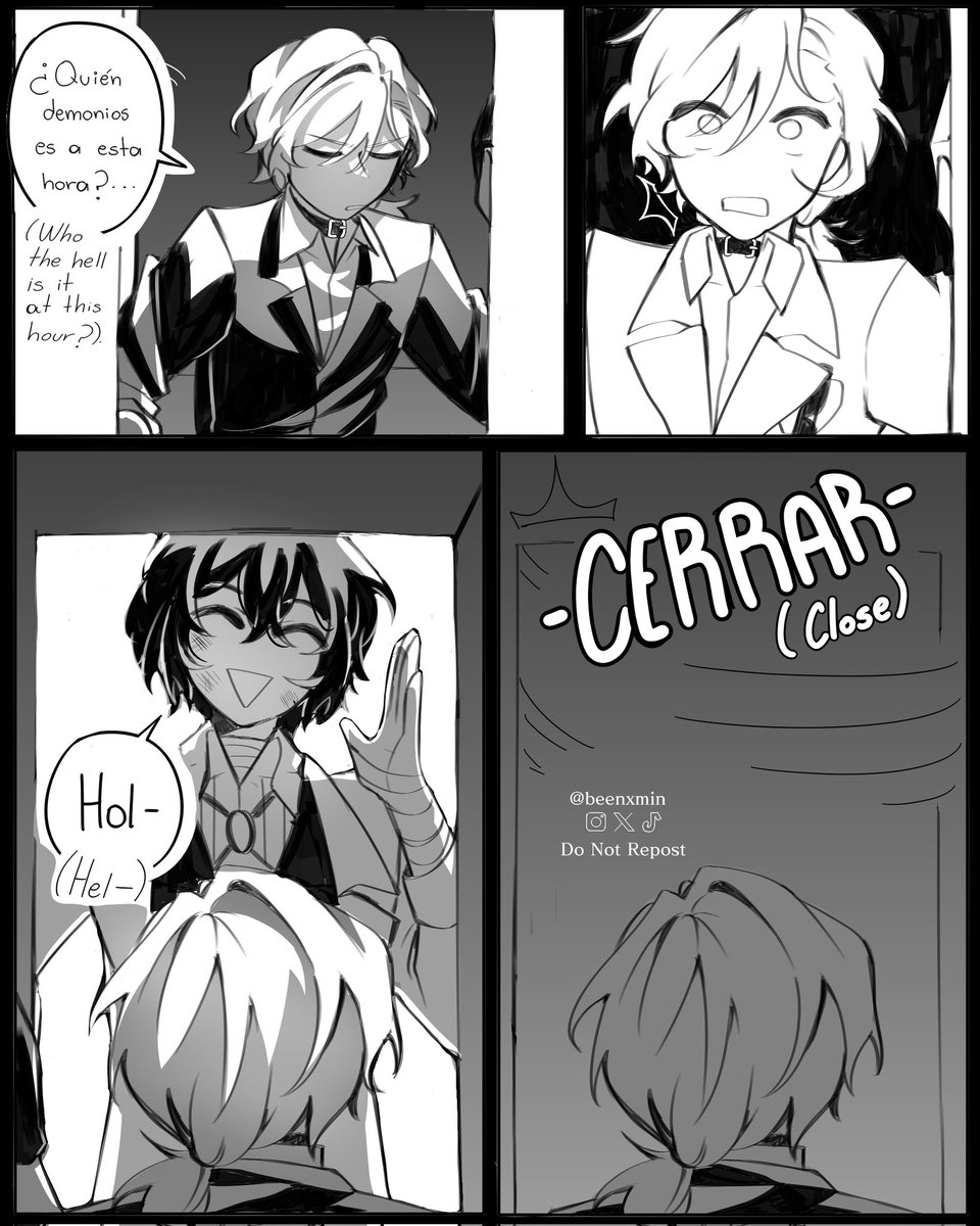beenxmin's tweet photo. Cómic parte 1 (1/3) 

#soukoku #chuuya #dazai #bsd #comic https://t.co/3BLqDsarOi