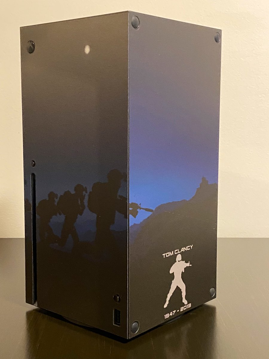 JohnnyPopp's tweet image. Made a custom Tom Clancy’s Ghost Recon Xbox skin. 

Dedicated to the Legendary Tom Clancy.

Made on @skinit 

@GhostRecon @Ubisoft @UbisoftCanada @Xbox @XboxCanada 
@Demonpuppy @ThomasHealy @coreyisinking