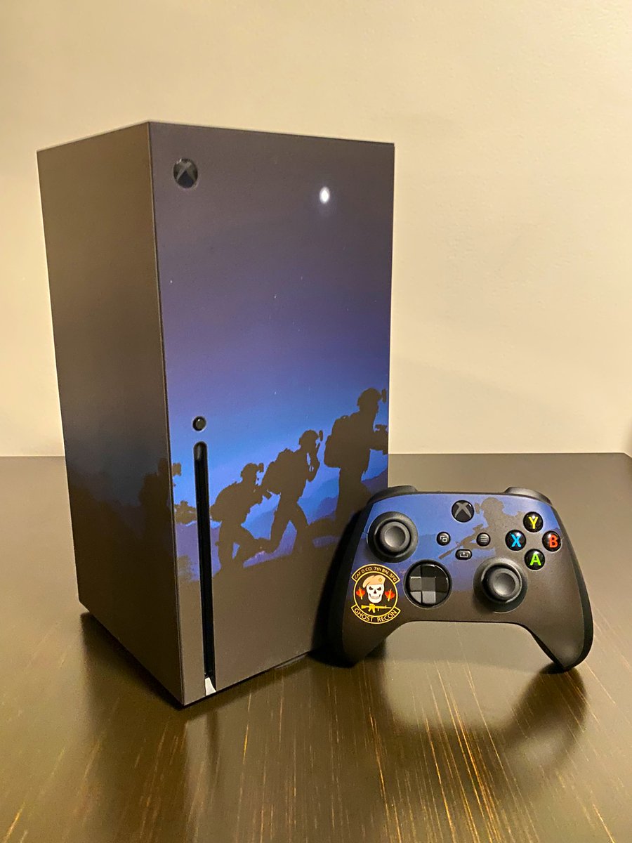 JohnnyPopp's tweet image. Made a custom Tom Clancy’s Ghost Recon Xbox skin. 

Dedicated to the Legendary Tom Clancy.

Made on @skinit 

@GhostRecon @Ubisoft @UbisoftCanada @Xbox @XboxCanada 
@Demonpuppy @ThomasHealy @coreyisinking
