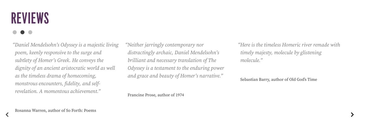 Daniel Mendelsohn (@damendelsohnnyc) on Twitter photo Wonderful blurbs now in for my #Odyssey, coming April 2025 from <a href="/UChicagoPress/">UChicagoPress</a>. Huge thanks to <a href="/JoyceCarolOates/">Joyce Carol Oates</a>, <a href="/FrancineProse/">Francine Prose</a>, Lee Child, Sebastian Barry et alii/aliae. Wonderful blurbs now in for my #Odyssey, coming April 2025 from <a href="/UChicagoPress/">UChicagoPress</a>. Huge thanks to <a href="/JoyceCarolOates/">Joyce Carol Oates</a>, <a href="/FrancineProse/">Francine Prose</a>, Lee Child, Sebastian Barry et alii/aliae.