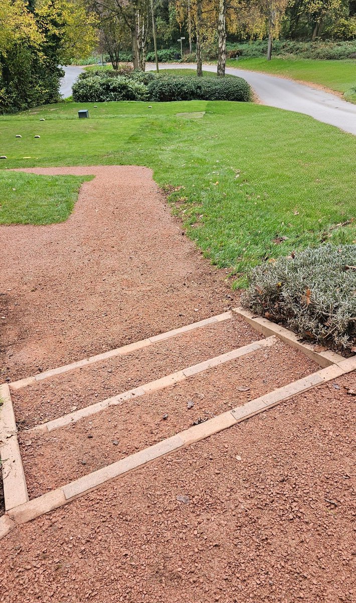 w83mulrooney's tweet image. 1st part of the project completed on the 4th/13th hole at @CandBGolfClub. New path leading to 2 new Verde mats. These mats will help with wear on these par 3 tee&apos;s during the winter. ⛳️ 🏌️‍♂️ #greenkeeper #golfcourse #winterprojects