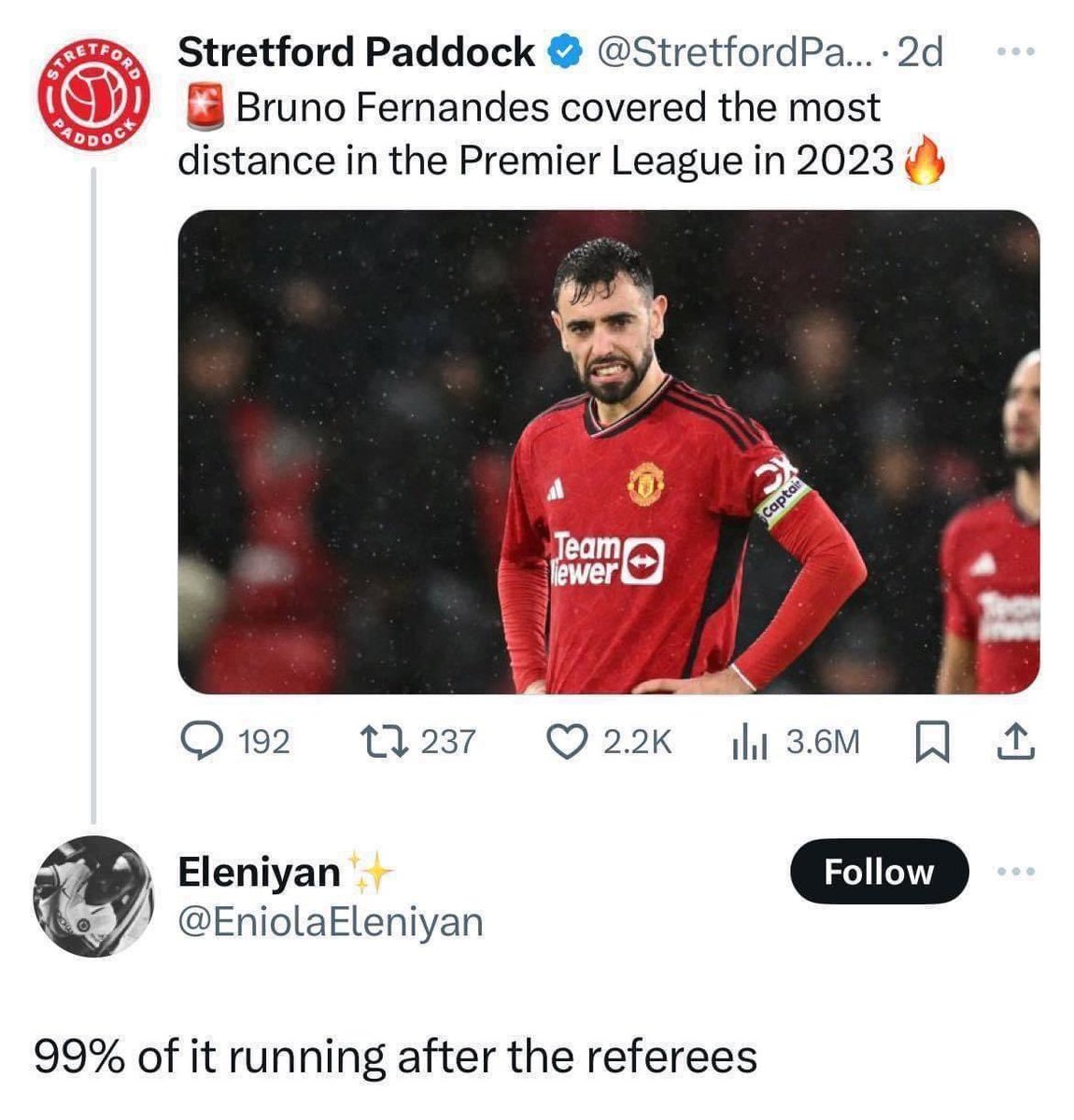 piesportsbooze's tweet image. That comment 😂