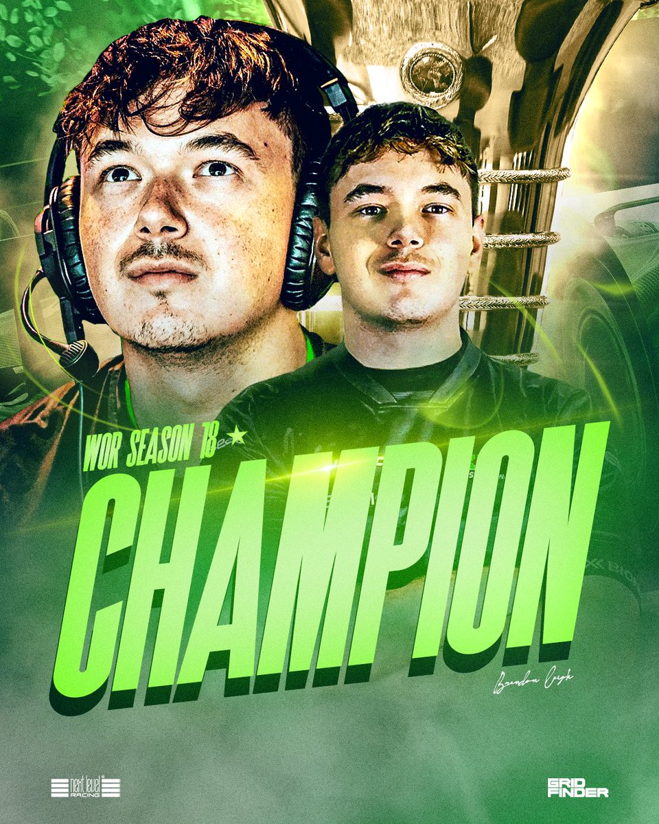 BrendonLeigh72's tweet photo. F1 24 WOR Champion 🏆

Sealing the championship with 2 wins and 8 podiums across 11 races 

Massive thank you to team behind the scenes for making the preparations possible, Simply this wouldn’t be possible by only myself ❤️ https://t.co/HrmYEX0TQg