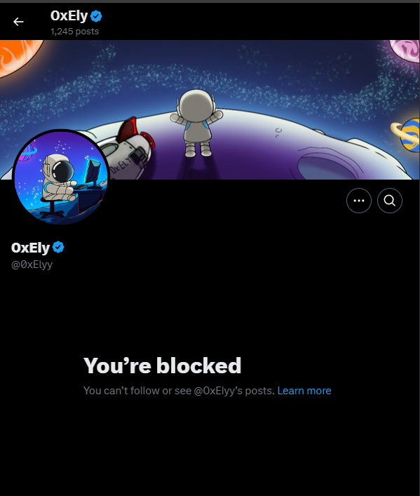 CryptoDet1122's tweet photo. We are again blocked by serial scammer @0xElyy hope @zachxbt finally exposes this scammer who pretends to be incubator while he launches tax farms constantly

@0xElyy is the biggest scammer in DeFi now check his tax farming wallet https://t.co/zgYEaCtSin https://t.co/qIlERqoCtU