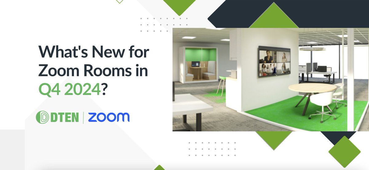 DTEN_Global's tweet photo. Discover how Zoom Rooms, paired with DTEN devices, can revolutionize your meetings. ↓
🔗: https://t.co/vkomuGrMuK
#ZoomRooms #DTEN #ITDirectors #Collaboration #SeamlessMeetings #HybridWork https://t.co/uygH34rCr1