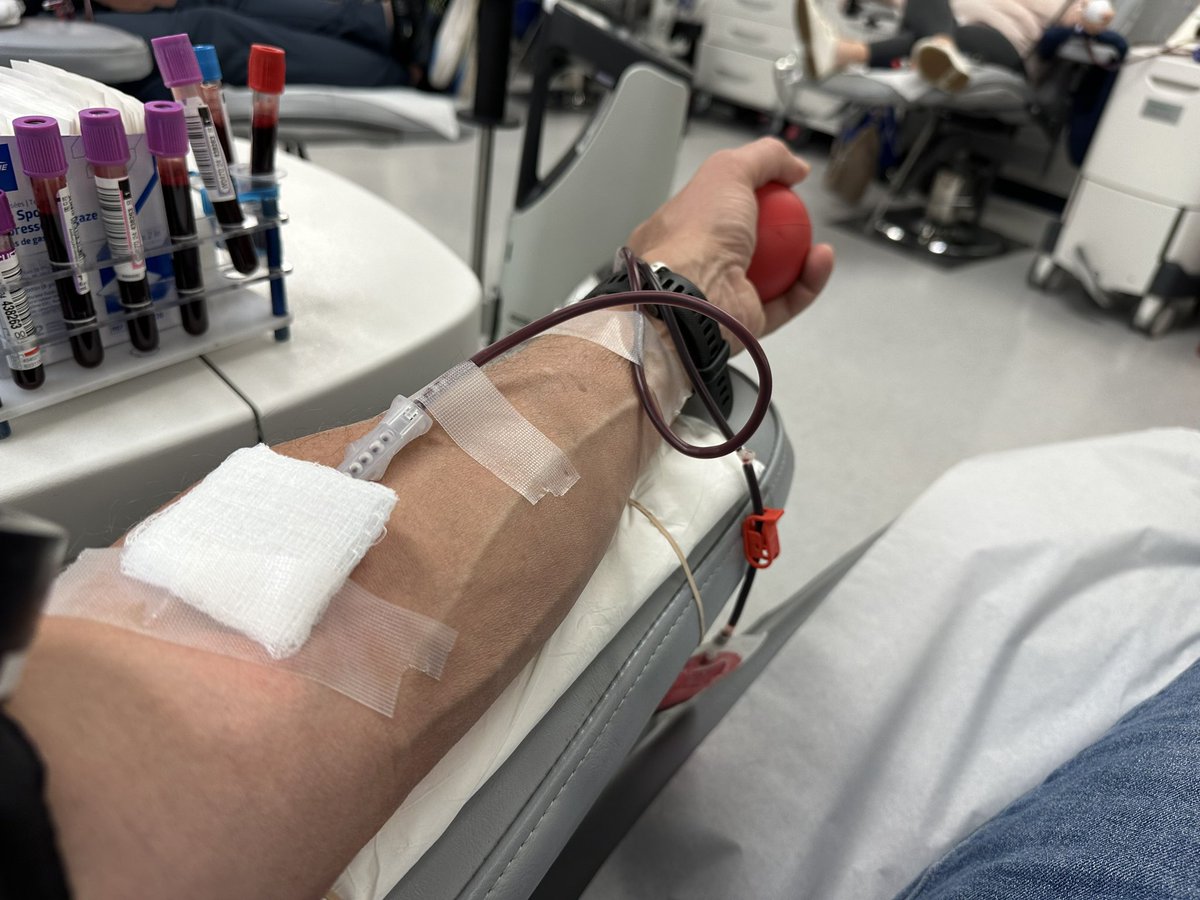 I was going to joke that I just donate blood for the cookies.

But then I read that my former lawyer, <a href="/tedfrank/">tedfrank</a>, just had a heart transplant.

So there might be other reasons.

x.com/tedfrank/statu…