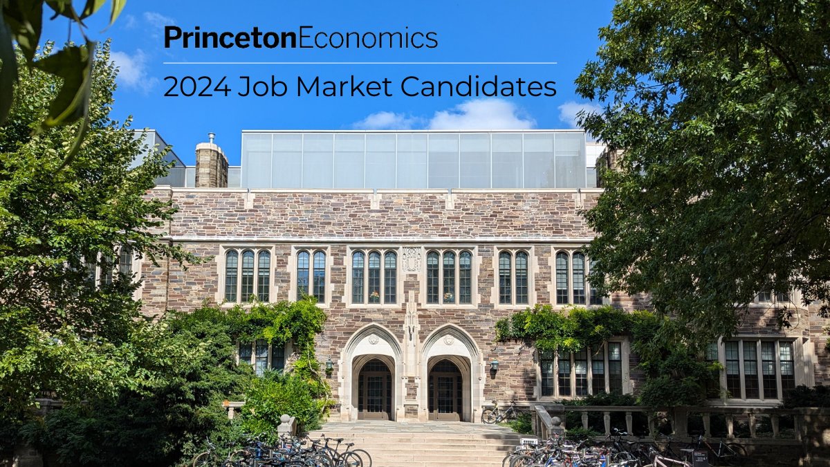 We proudly present the Ph.D. candidates on this year's economics job market. 

Learn more about their research, fields of study, and more on our website: bit.ly/48DhJFC