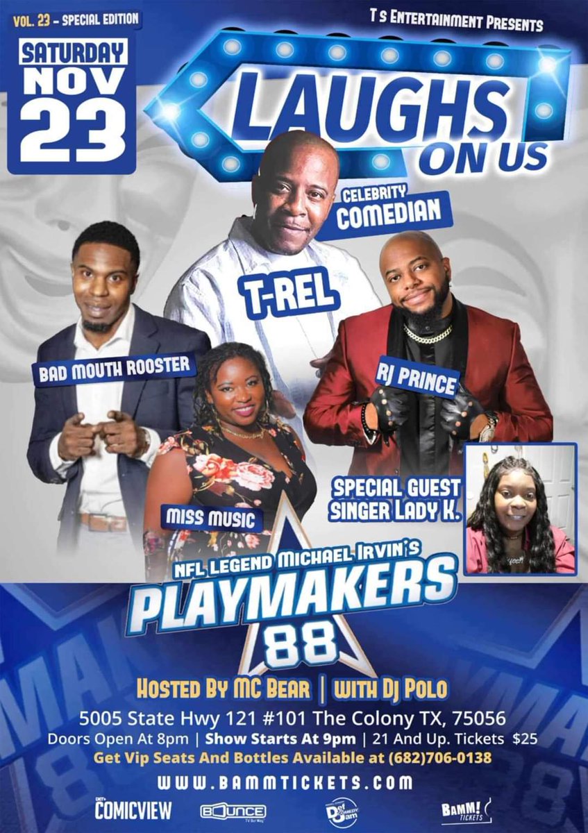 Comedian T -REL tweet media